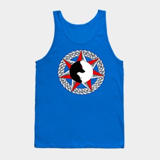 Yin Yang Wolf Celtic Cherokee Star Tank Top